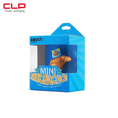 China CLP Biodegradable Kids Toy Packaging Paper Cardboard Box With Clear PVC Window for sale