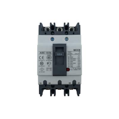 China PA66 MCCB Circuit Breaker Schneider mccb ABE 103b 3P Molded Case Circuit Breaker for sale