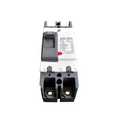 China 63 Amp mccb PA66 ABE 102b 2P Circuit Breaker Mccb for sale