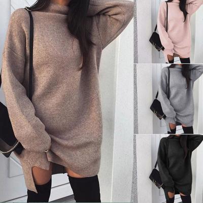 China 2018 Wholesale Anti-shrink Fashion Sexy Ladies Long Knit Women Sweater (C183012) for sale