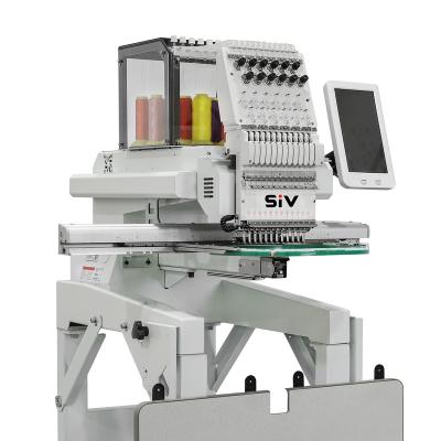 China Garment Shops Hot Sale Automated Embroidery Single Head Machine Flat Computerized Embroidery Machines for sale