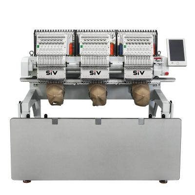 China Garment Shops SIV Multifunctional Hat Embroidery Machine Three Heads Embroidery Machine Automated Hat Embroidery Machine for sale