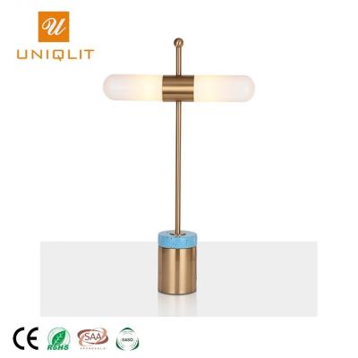 China Modern Simple Modern Mini Creative Brass Hotel Reading LED Table Decorative Light 30W 40W 60W for sale