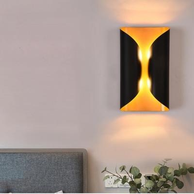 China Modern Antique Decorative Project Bedside Iron Bedroom Hotel LED Reading Wall Light Fixture for sale