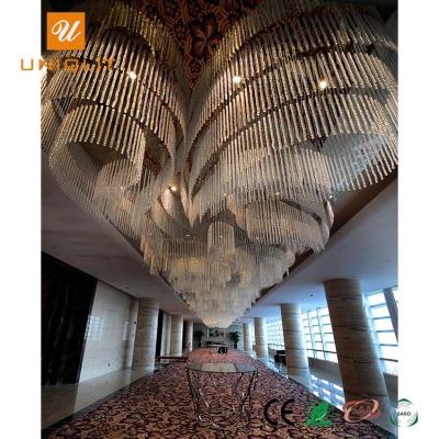 China Modern Resorts Project Banquet Large Acorn Art LED Chandelier Lighting for sale