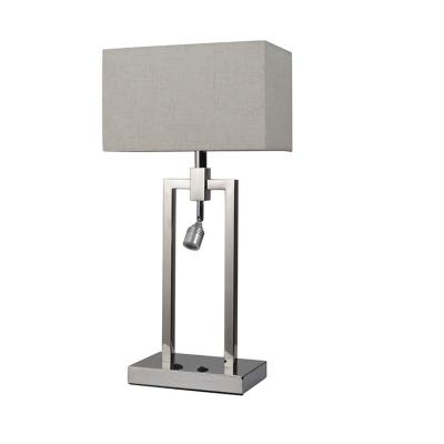 China Nice Hotel Modern Project Metal Table Lamp LED Reading Lighting Light For Guest Room for sale