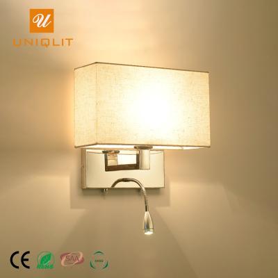 China Modern Design E27 Bedroom Hotel Wall Sconce Modern Interior Decoration Wall Lamp for sale