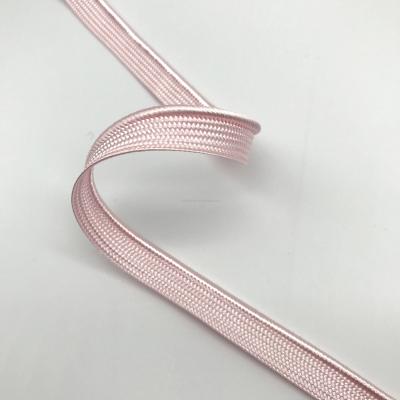 China 9mm Viable Pink Color Luminous Necklace Pipe Decorative Rope Lip Rope for sale