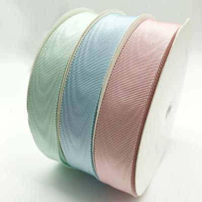 China High Tenacity 25mm High Quality Polyester Moiré Ribbons for sale