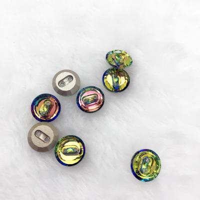 China 10mm Round Viable Rhinestone Crystal Buttons For Shirt For Sweater for sale