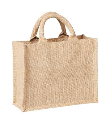 China Factory Wholesale Custom Handled Printing Natural Eco Friendly Jute Bag for sale