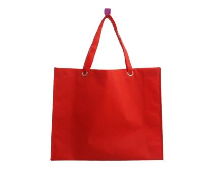 China New Product Handled Custom Logo Printed Reusable Non Woven Tote Shopping Bag for sale