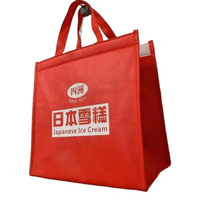 China Wenzhou high quality shopper bag handled cheap non woven shopping bag for sale