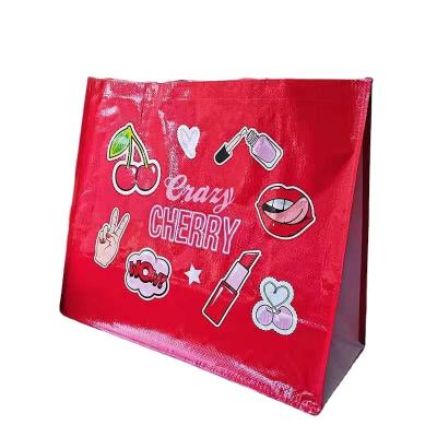 China PP Woven Shopping Bag Eco - Friendly Recyclable Recycle Durable Extra Large PP Bag for sale