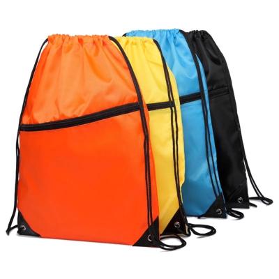 China Recyclable Fashion Suction String Backpack Non Woven Bag for sale