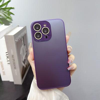 China Hot Selling Shockproof AG Glass Case For iphone 13/13 pro/13 pro Max Camera Lens Protection AG Matte Glass Silicone Case Full for sale