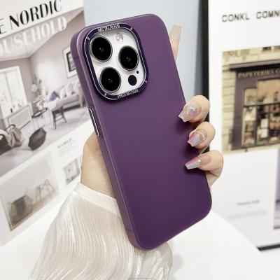 China iPhone 13 14Luxury Aviation Aluminum Alloy Frame Shockproof Frosted PC Material Phone Case With High Quality for sale