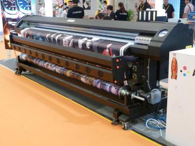 China Cmyk Color Print Wide Format Inkjet Printer With High Speed And Resolution for sale