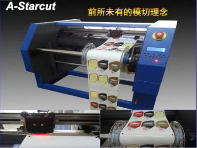 China Roll To Roll Label Cutting Machine 610mm 24 In110V 220V SGS for sale