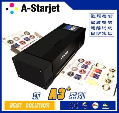 China High Efficiency Sticker Printer Cutter Machine , Auto Sheet Fed for sale