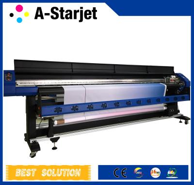 China Fabric Textile UV Inkjet Epson Eco Solvent Printer Large Format Printing Machine for sale