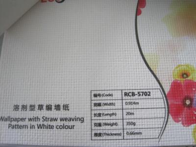 China Eco Inkjet Printing Media Fiber Wallpaper Solvent With TC Wall Covering for digital printer for sale