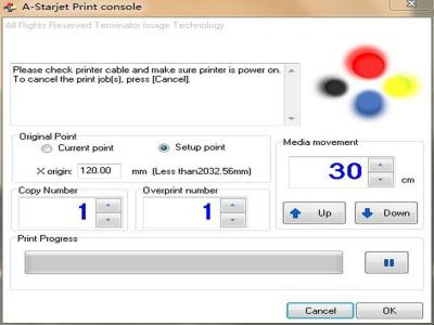 China 4 Color Photoprint Rip Inkjet Printer Software / IPrint Console DX7 for sale