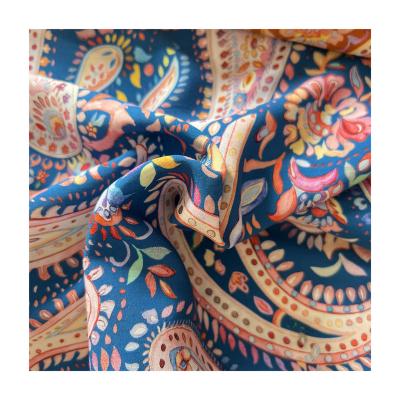 China Wholesale Custom Stretch 100% Color Digital Printed Rayon Fabric For Garments for sale