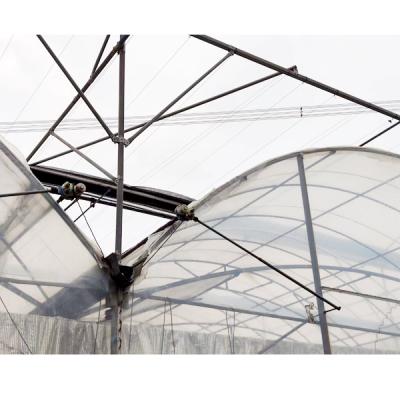 China Hot Sale High Light Transmittance Tomato Tropical Hydroponic Nursery Tunnel Poly Multispan Greenhouses for sale