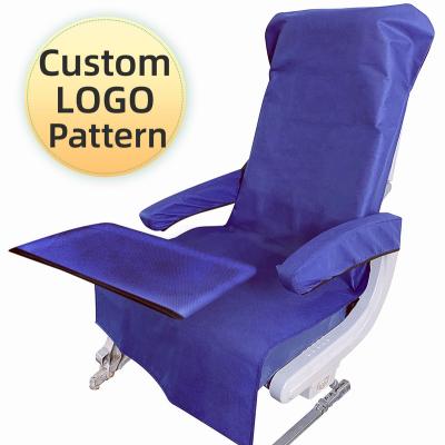 China Airplane Seat Covers Semi, Dispos Airplane Nonwoven Aircraft Seat Cover, Armrest/Tray Cover, Customized, OEM, 10 Colors for sale