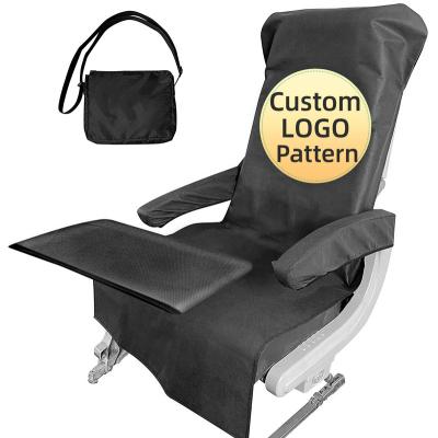 China Airplane Seat Covers Semi, Custom Reusable Non Woven Protective Airplane Seat Cover Flat Seat Covers With Arm Rest And Tray Cover, Bag, OEM for sale