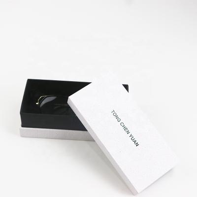 China Recyclable Custom Logo Black Paper Box Gift Cardboard Sunglasses Packaging for sale