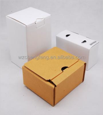 China Recycled Materials Beauty Paper Box For Glass And Cup Packaging Corrugated Paper Box for sale