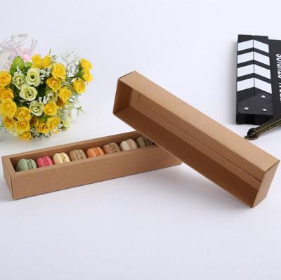 China Recyclable High Quality Luxury Cookies Packaging Dessert Paper Gift Box For 12pcs Macaron With Drawer for sale