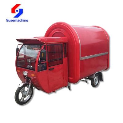 China Food carts with wheels top quality villa style snack car street food cart for sale