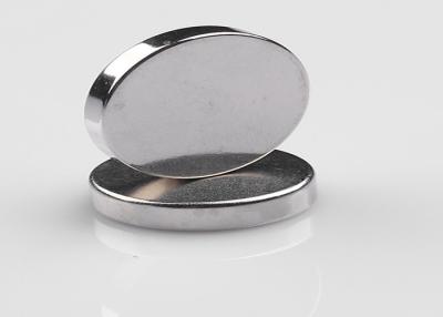 China Super High Power Oval Neodymium Disk Magnets N38 - N52 Moisture Proof for sale