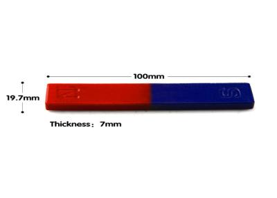 China O ímã do Alnico do bloco cor azul/vermelha com “N” “S” não marca nenhuma pintura tóxica à venda