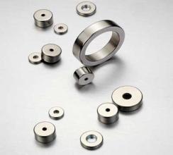 China Rare Earth Permanent Neodymium Ring Magnets Used In Speaker / Moptor for sale