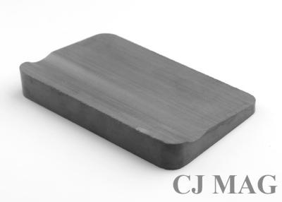 China Special shape ceramic ferrite magnets fine smooth surface customized for sale