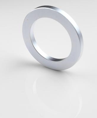 China Strong sintered permanent rare earth ring Nickel coating NdFeB magnet for sale