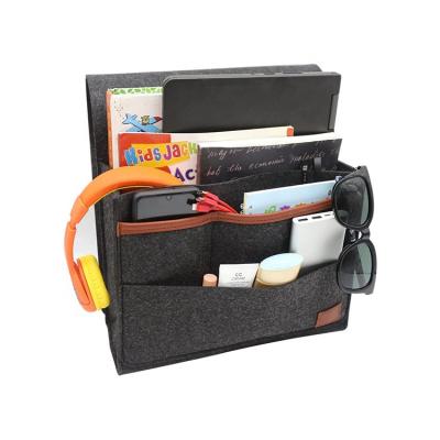 China Multifunctional Sofa Office Storage Felt Bedside Cart Organizer Bags Customized Factory Viable Wholesale for sale