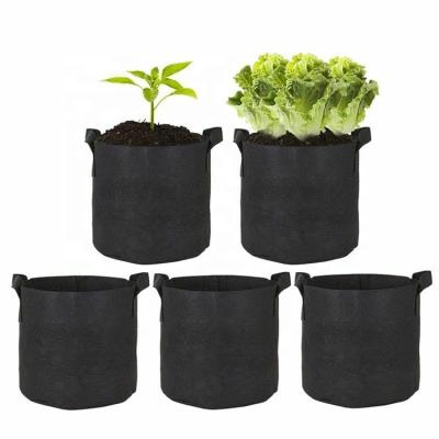 China High quality cheap collapsible plant growing garden greenhouse cocopeat shiitake mushroom felt to grow bag for sale