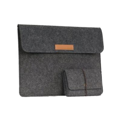 China New Arrivals Men Women Eco-friendly 11 12 13 15.6 Inch Hp Felt Laptop Bag With Accessories Small Felt Bag for sale