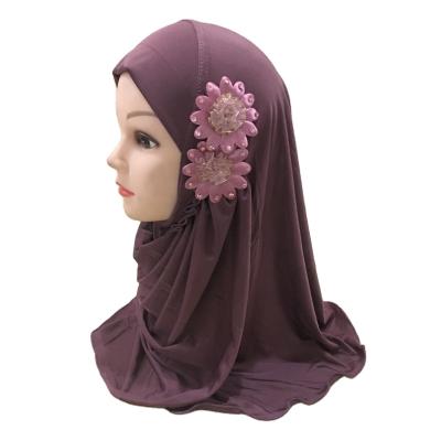 China Sunscreen Muslim Headscarf for Baby Turban Girls Turban Headscarf for Men for sale