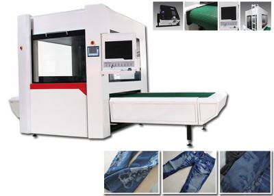 China Eco - friendly Galvo CO2 Laser Engraving Machine Jeans , Laser Washing Machines Denim for sale