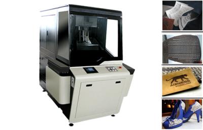 China CE , FDA CO2 RF Laser Punching Machine / Equipment for Leather Shoe for sale