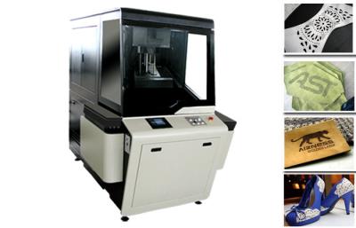 China High Speed Punching Hollowing Laser  Engraving Cutting Machine for Leather Shoe for sale