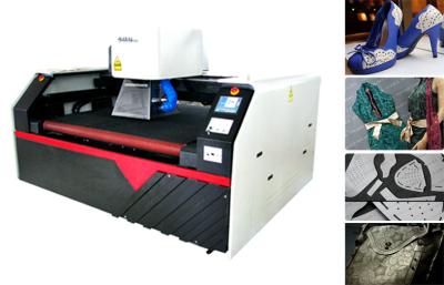 China Garment and Shoe Laser Cutter and Engraver Machine / Equipment Saving Labor for sale