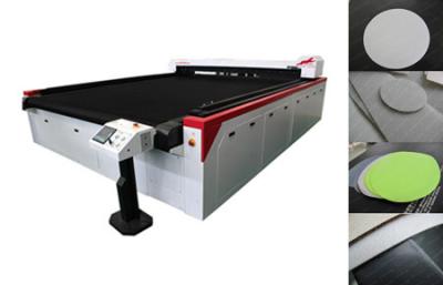 China 150W - 500W Flat Bed Laser Cutter Machine for Polypropylene Fabric Filter Media for sale