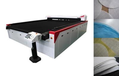 China PP , PE , Glass Fibre Bolting Cloth Laser Cutting Machine for Filtration Industry for sale